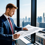 **

"A professional architect, fully clothed in appropriate business attire, reviewing blueprints in a brightly lit, modern office space. Large windows overlook a bustling cityscape. Safe for work, perfect anatomy, correct proportions, natural pose, well-formed hands, proper finger count, natural body proportions, professional photography, high quality, modest clothing."

**