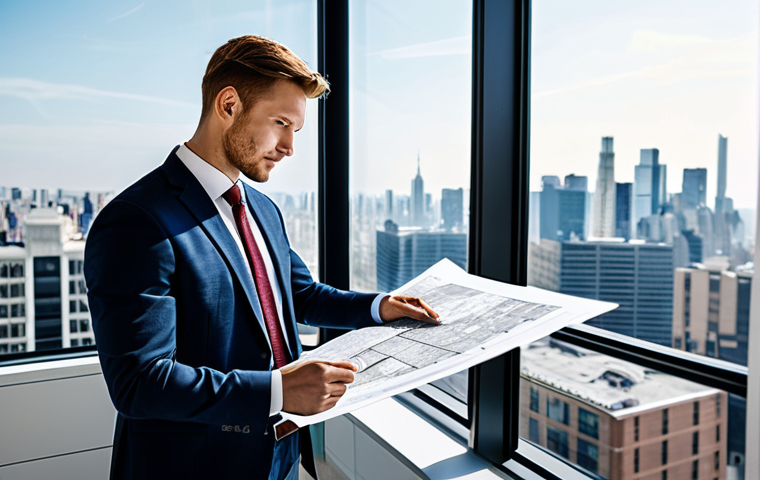**

"A professional architect, fully clothed in appropriate business attire, reviewing blueprints in a brightly lit, modern office space. Large windows overlook a bustling cityscape. Safe for work, perfect anatomy, correct proportions, natural pose, well-formed hands, proper finger count, natural body proportions, professional photography, high quality, modest clothing."

**