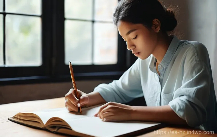 플로우 상태와 감정 표현의 관계 - **Prompt: Deep Concentration and Clarity in a Creative Flow State**
"A young adult, gender-neutr...
